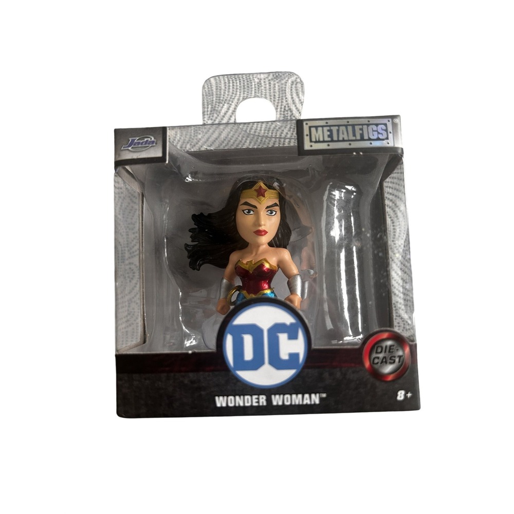 Jada Metalfigs Wonder Woman DC Figure OS Red New Die-Cast Collectible 2.5"
